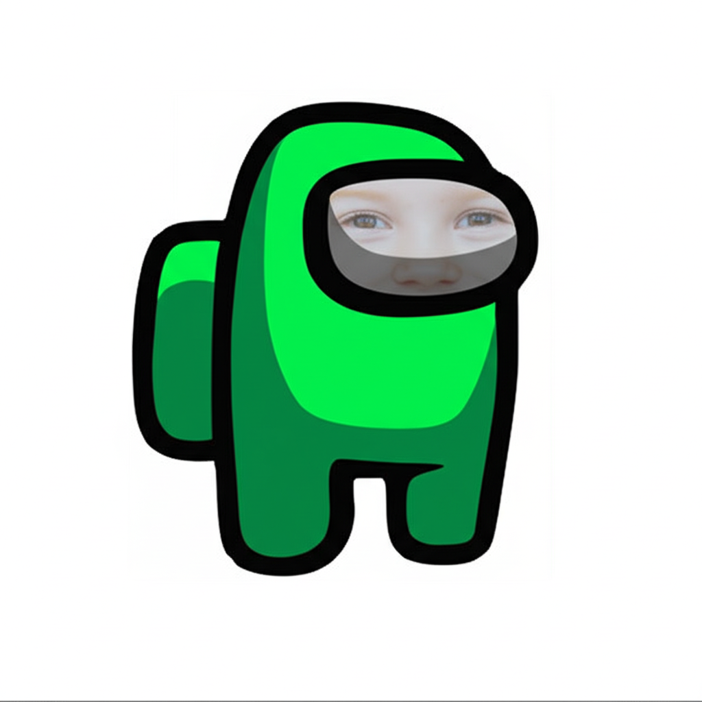 Among Us Crewmate AI preset example