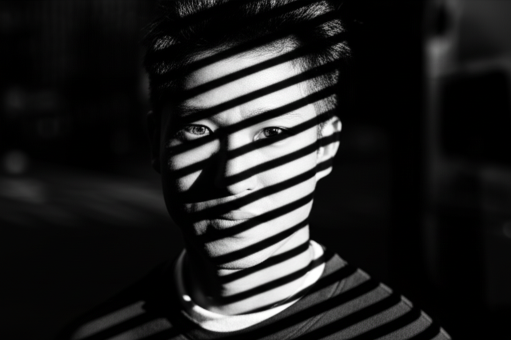 Film Noir AI preset example