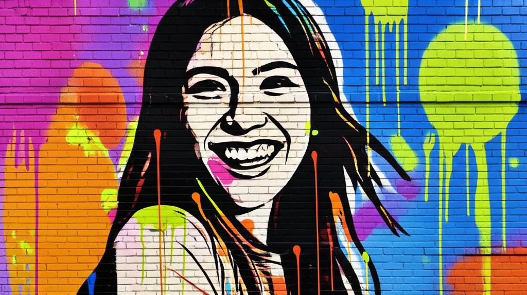 Graffiti Street Art AI preset example