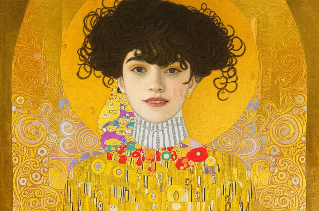 Klimt Gold Leaf AI preset example