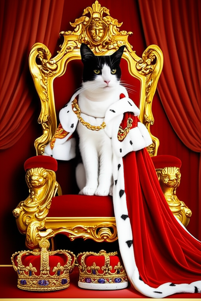 Pet Royalty AI preset example