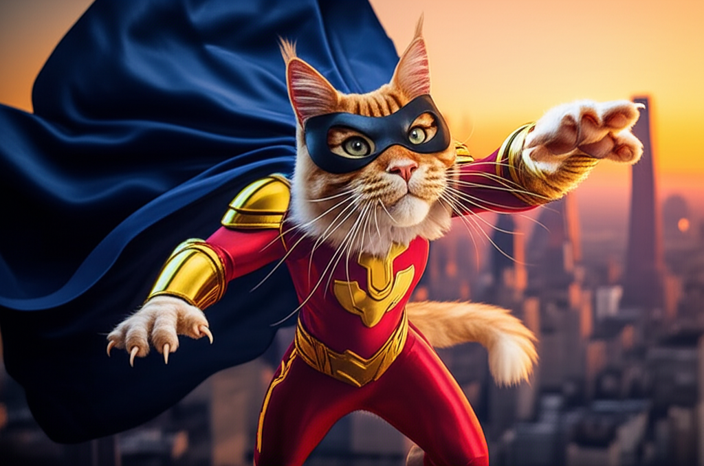 Pet Superhero AI preset example