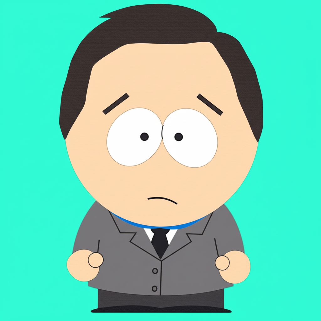 South Park Style AI preset example