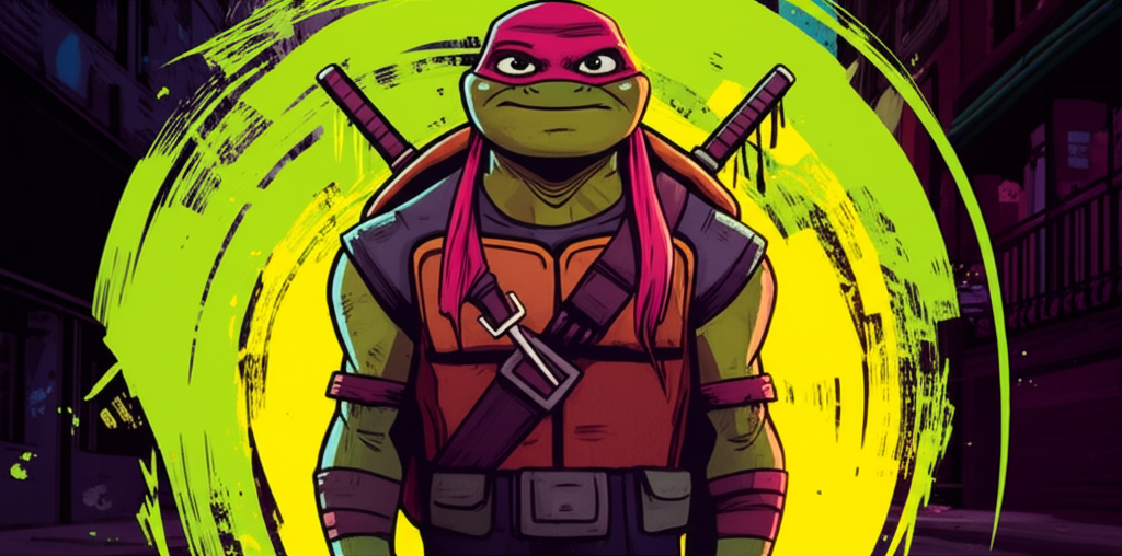 TMNT Mutant Mayhem AI preset example