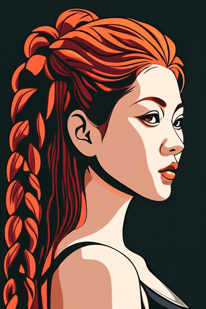 Japanese Ukiyo-e AI preset example