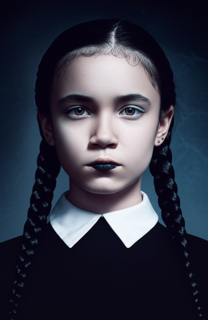 Wednesday Addams AI preset example